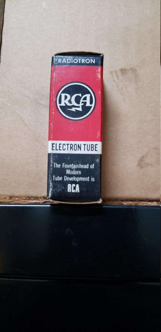 RCA ELECTRON 6BC4 vacuum tube new in box